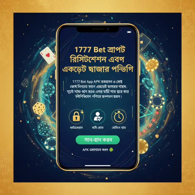 1777 Bet App APK রেজিস্ট্রেশন গাইড
